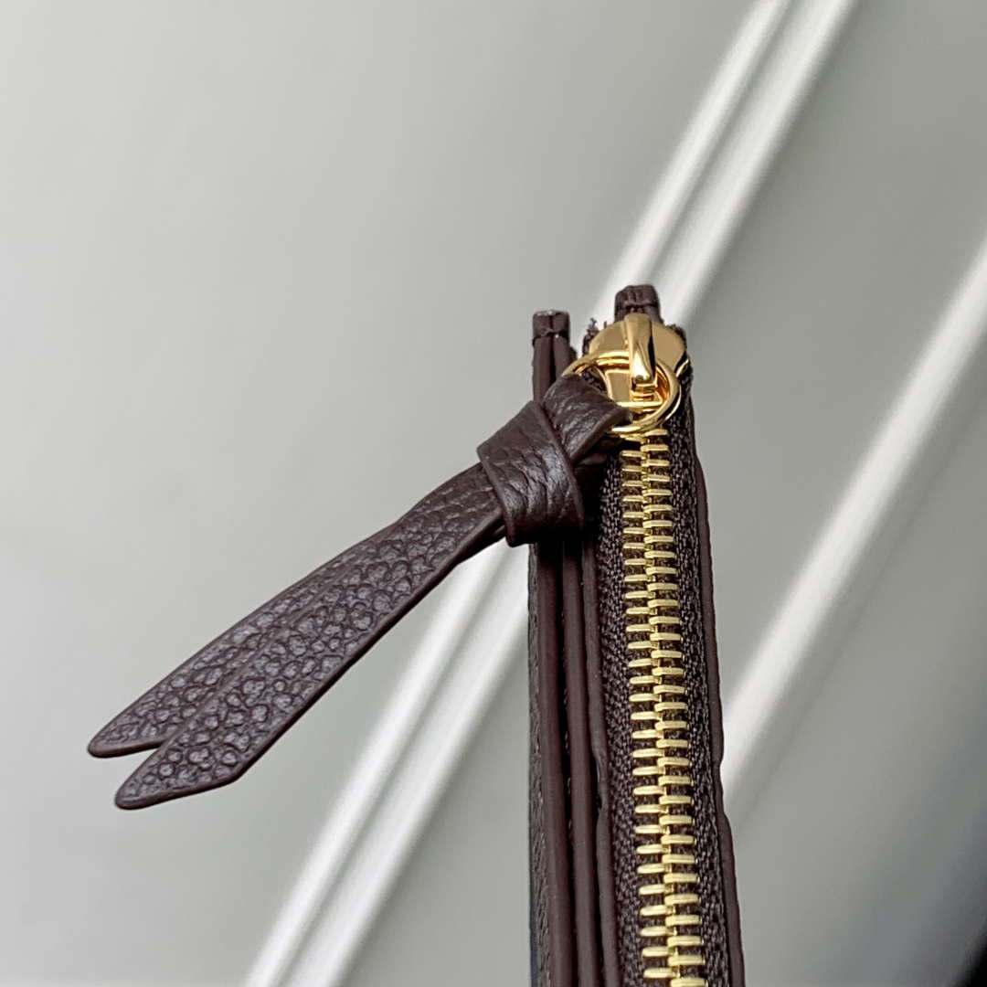 LV M14193 Louis Vuitton F¨¦licie Pochette Bag Chocolate Brown - Default Title - View 6