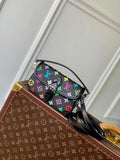 LV M14194 Louis Vuitton LV x TM Nano Diane Bag Black Multicolored Monogram Canvas