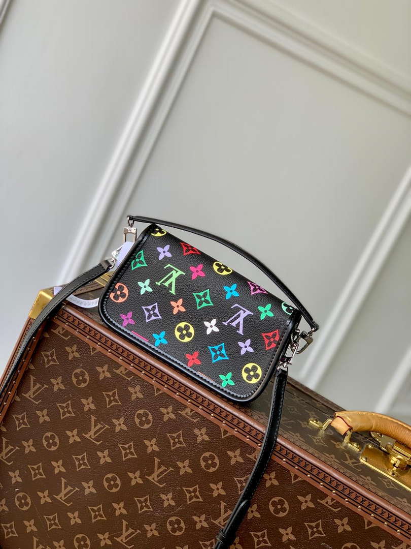 LV M14194 Louis Vuitton LV x TM Nano Diane Bag Black Multicolored Monogram Canvas