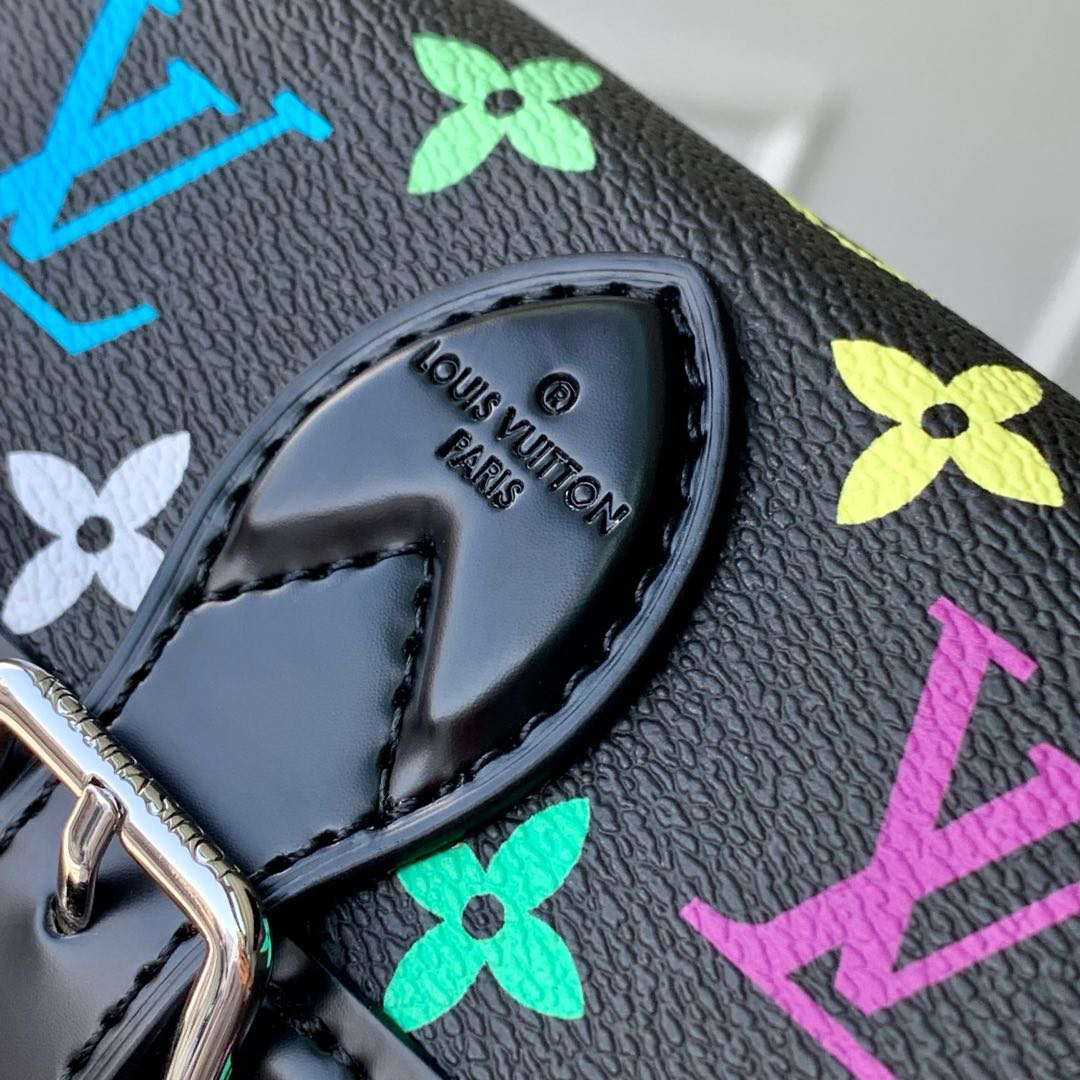 LV M14194 Louis Vuitton LV x TM Nano Diane Bag Black Multicolored Monogram Canvas