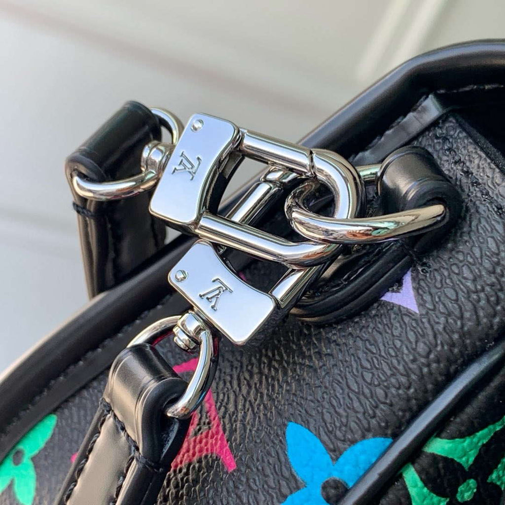 LV M14194 Louis Vuitton LV x TM Nano Diane Bag Black Multicolored Monogram Canvas