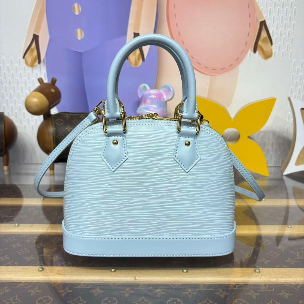 LV M14197 Louis Vuitton LV x TM Alma BB Handbag Washed Blue