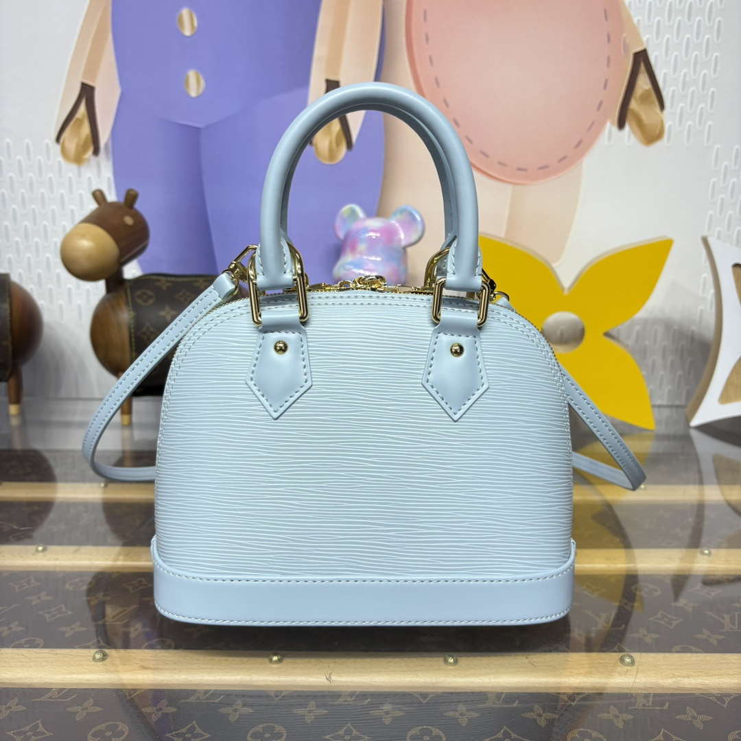 LV M14197 Louis Vuitton LV x TM Alma BB Handbag Washed Blue