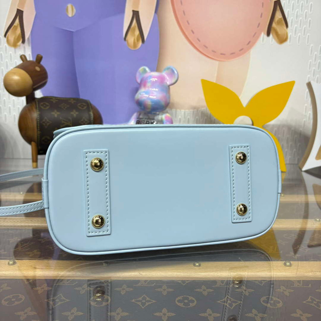 LV M14197 Louis Vuitton LV x TM Alma BB Handbag Washed Blue