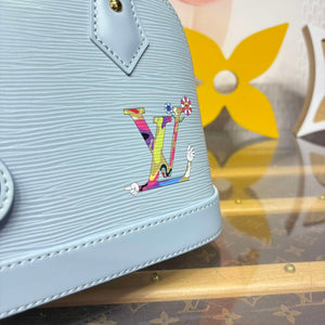 LV M14197 Louis Vuitton LV x TM Alma BB Handbag Washed Blue - Default Title - View 6