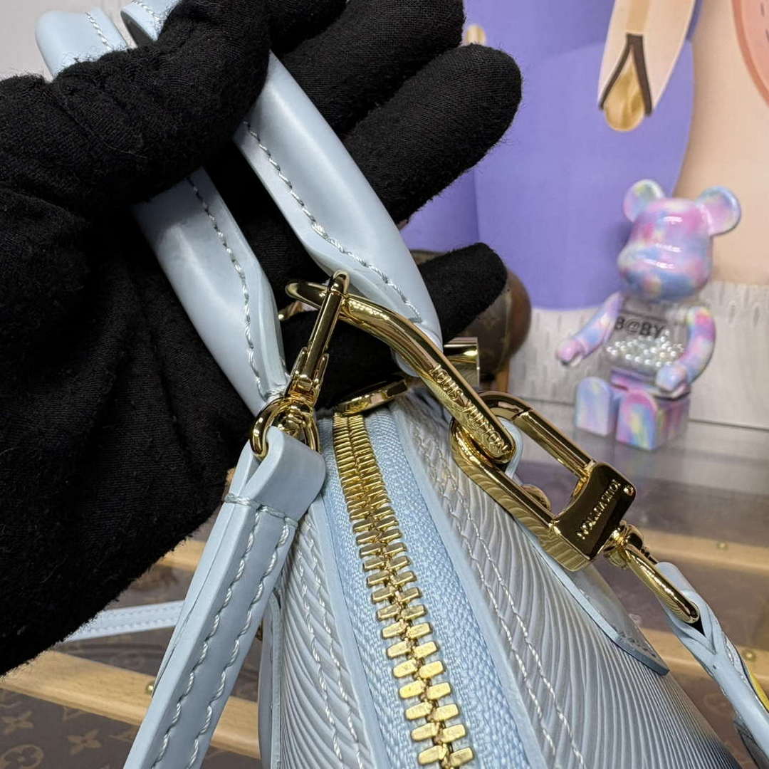 LV M14197 Louis Vuitton LV x TM Alma BB Handbag Washed Blue - Default Title - View 8