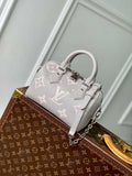 LV M14207 Louis Vuitton Speedy Bandouliere 20 Bag Gray/Quartz