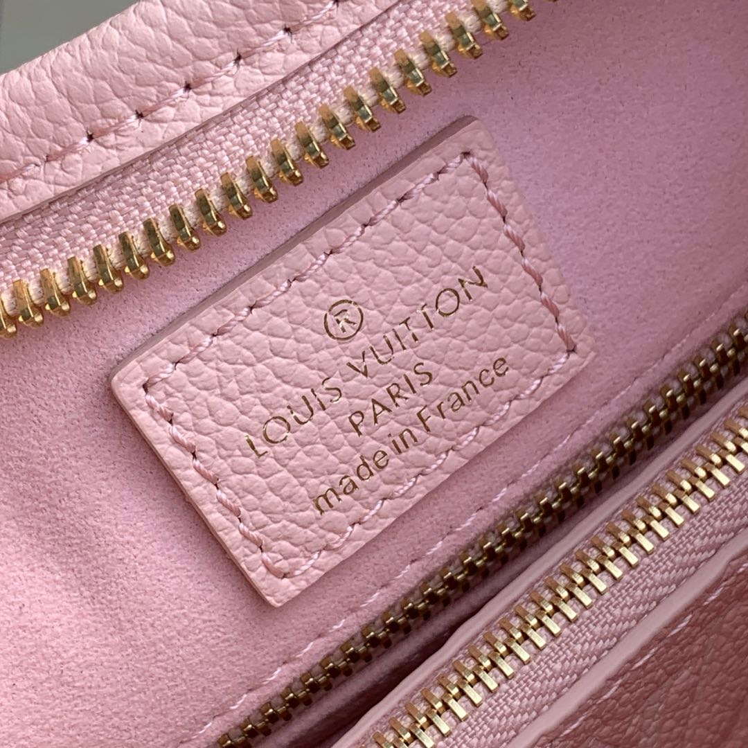 LV M14209 Louis Vuitton CarryAll PM Bicolor Monogram Empreinte Leather Pink - Default Title - View 8
