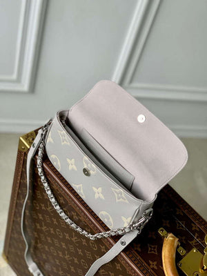 LV M14225 Louis Vuitton Wallet On Chain Ivy Bag Gray/Quartz - Default Title - View 9