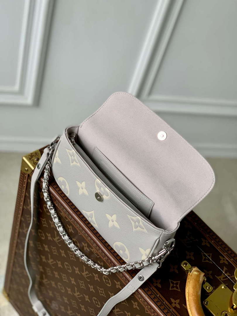 LV M14225 Louis Vuitton Wallet On Chain Ivy Bag Gray/Quartz - Default Title - View 9