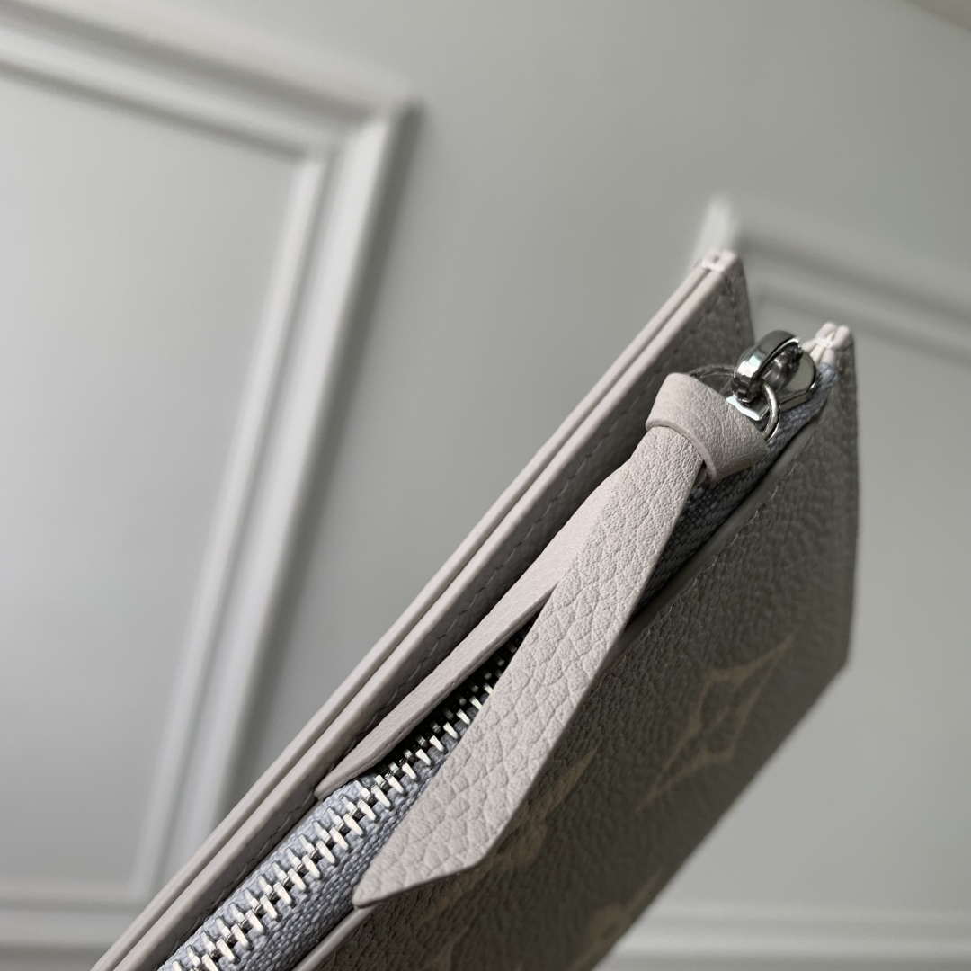 LV M14227 Louis Vuitton F¨¦licie Pochette Bag Gray/Quartz - Default Title - View 6