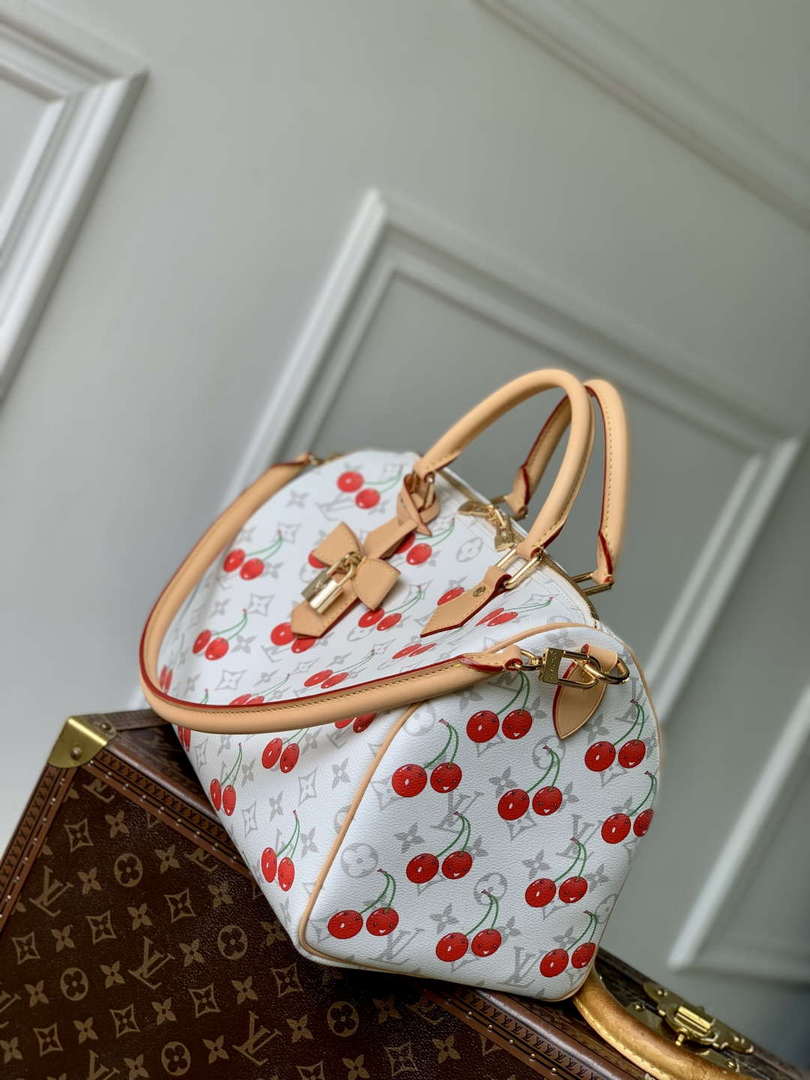 LV M14238 Louis Vuitton LV x TM Speedy Soft Bandouliere 30 Bag White
