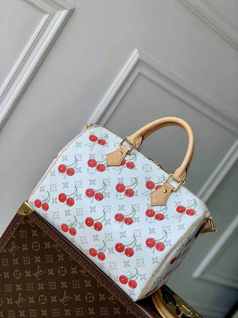LV M14238 Louis Vuitton LV x TM Speedy Soft Bandouliere 30 Bag White