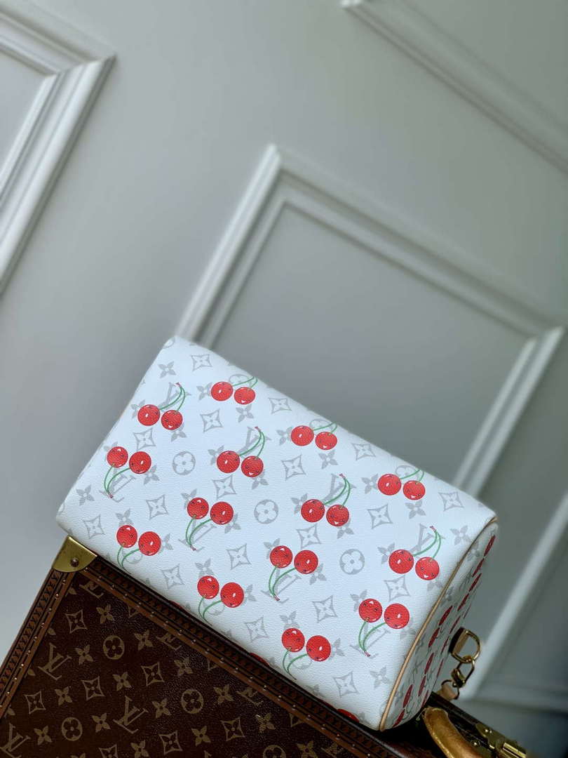 LV M14238 Louis Vuitton LV x TM Speedy Soft Bandouliere 30 Bag White - Default Title - View 4
