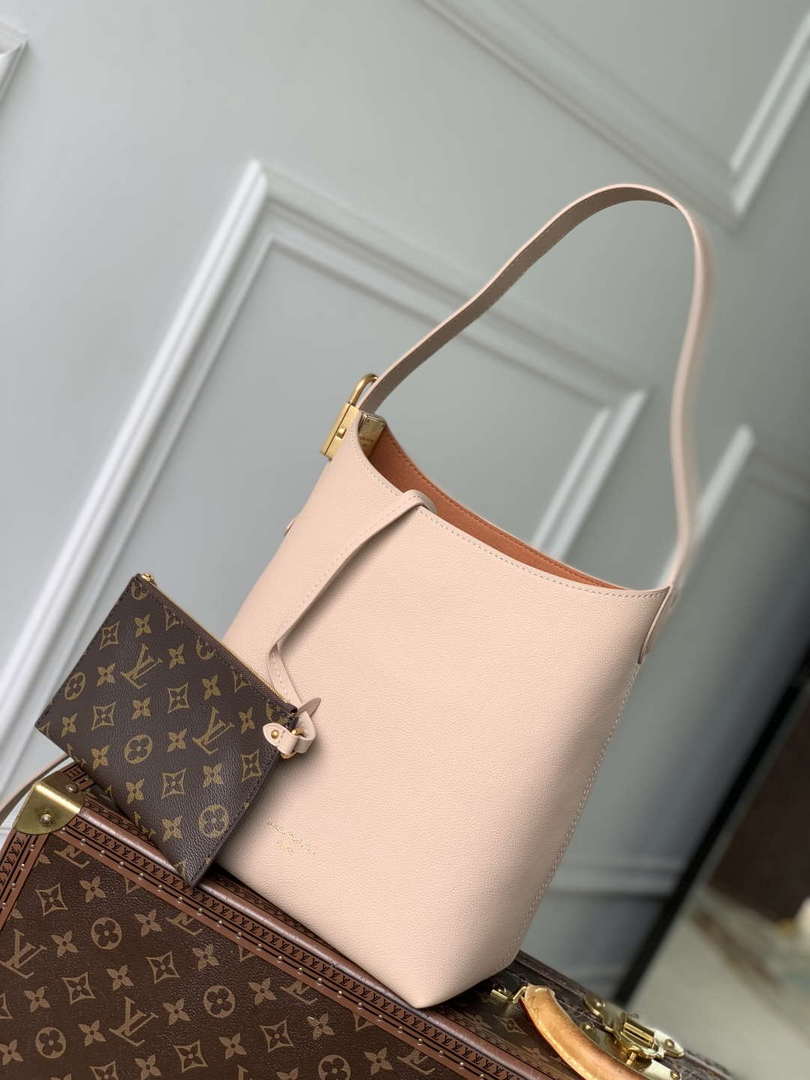 LV M14265 Louis Vuitton Low Key Hobo PM Bag Walnut