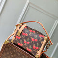 LV M14278 Louis Vuitton LV x TM Side Trunk MM Bag Cherry Coated - Default Title - View 1