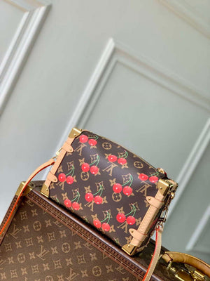 LV M14278 Louis Vuitton LV x TM Side Trunk MM Bag Cherry Coated - Default Title - View 3