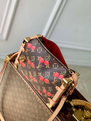 LV M14278 Louis Vuitton LV x TM Side Trunk MM Bag Cherry Coated - Default Title - View 9