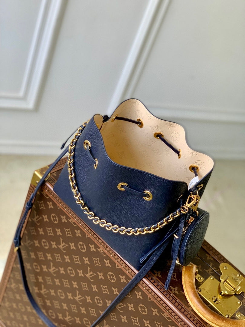 LV M14315 Louis Vuitton Bella Handbag Navy