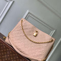 LV M14324 Louis Vuitton Anytime MM Cowhide Leather Bag Sand - Default Title - View 1