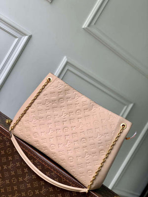 LV M14324 Louis Vuitton Anytime MM Cowhide Leather Bag Sand - Default Title - View 3
