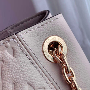 LV M14324 Louis Vuitton Anytime MM Cowhide Leather Bag Sand - Default Title - View 6