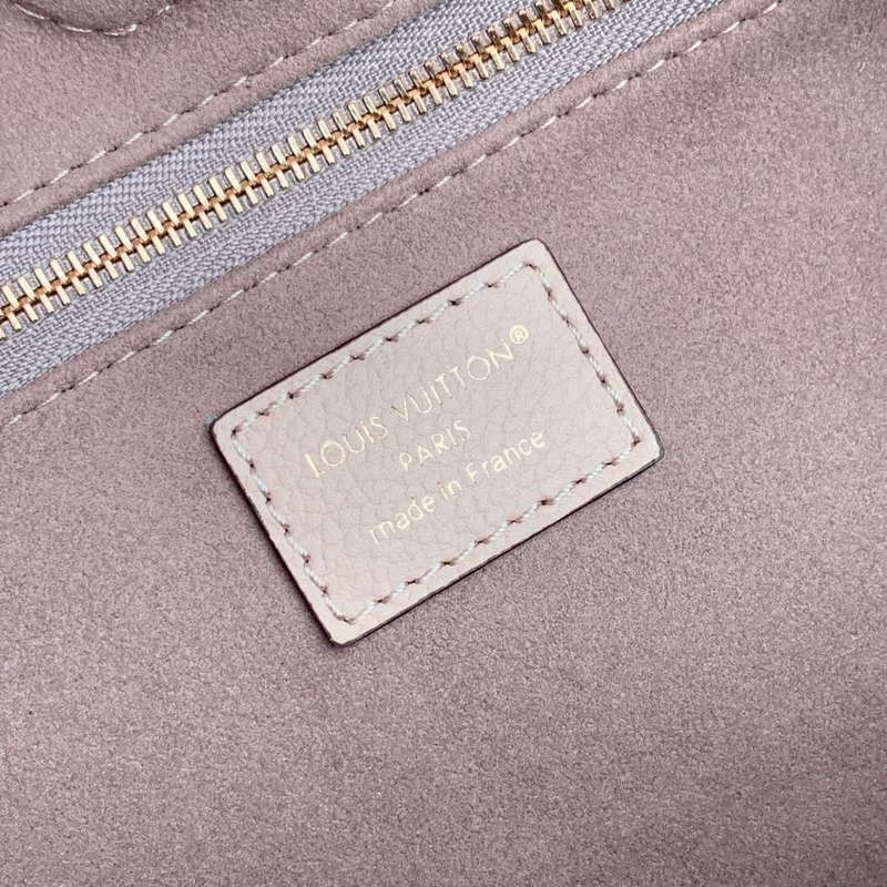 LV M14324 Louis Vuitton Anytime MM Cowhide Leather Bag Sand - Default Title - View 8