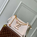 LV M14341 Louis Vuitton Twist MM Slim Bag Quartz - Default Title - View 1