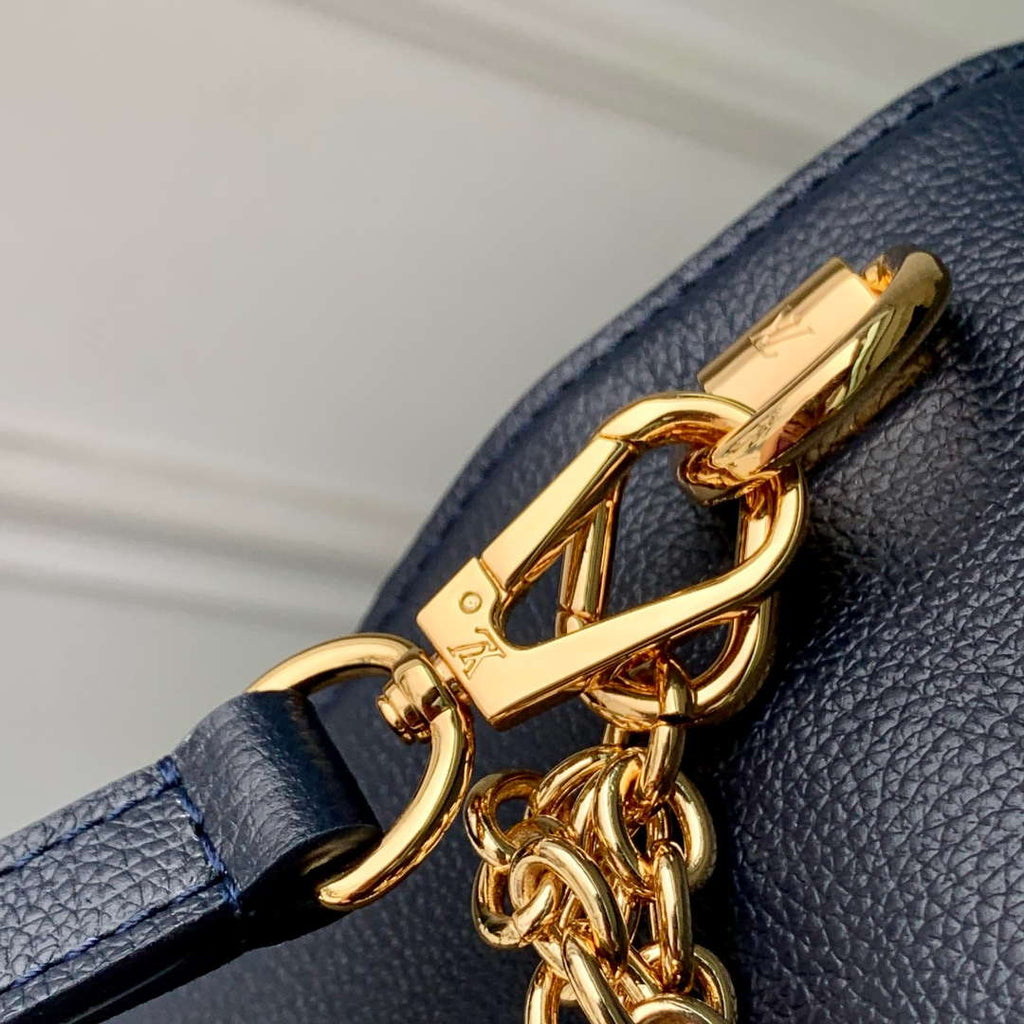 LV M14342 Louis Vuitton Twist MM Slim Bag Navy Blue
