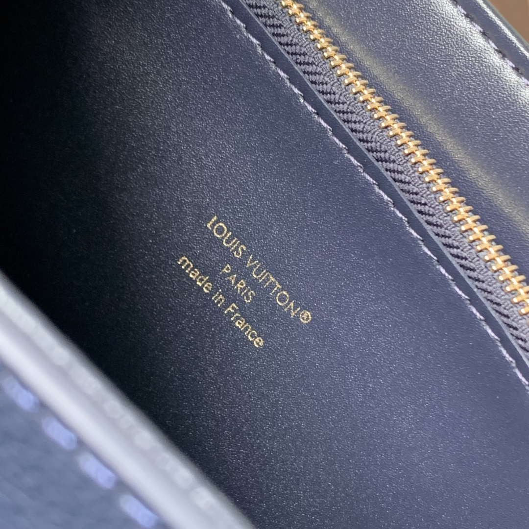 LV M14342 Louis Vuitton Twist MM Slim Bag Navy Blue