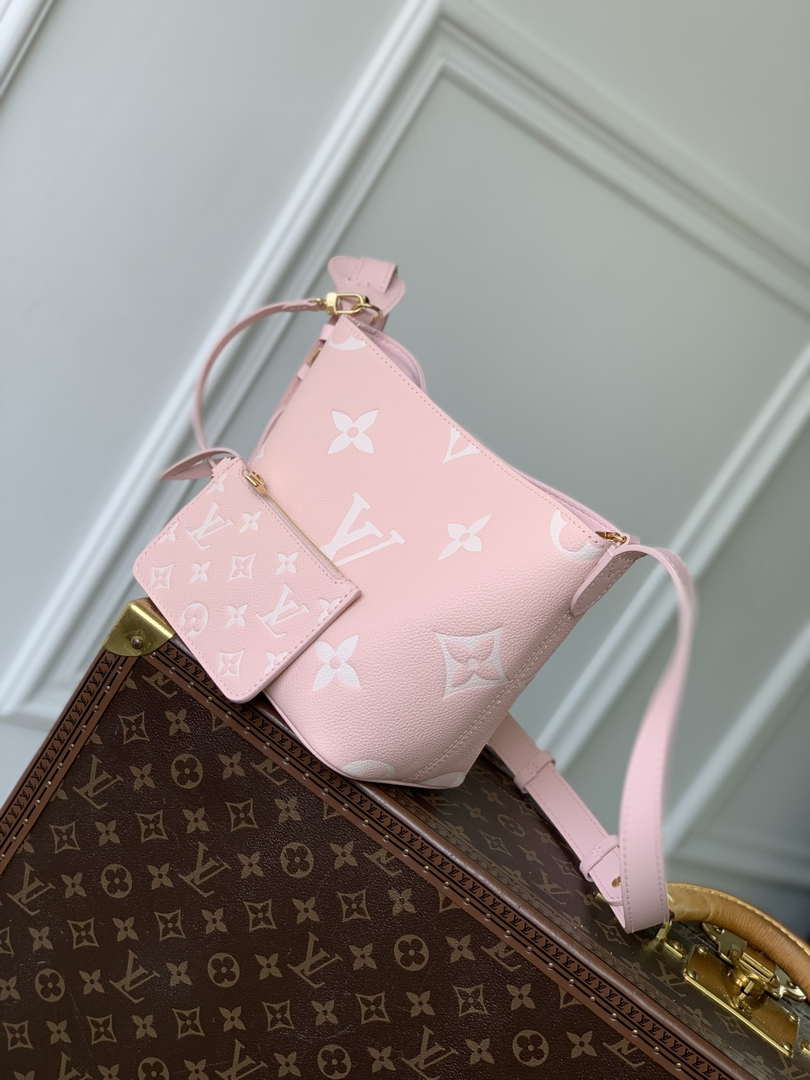 LV M14356 Louis Vuitton  All In BB Bag Bicolor Monogram Empreinte leather