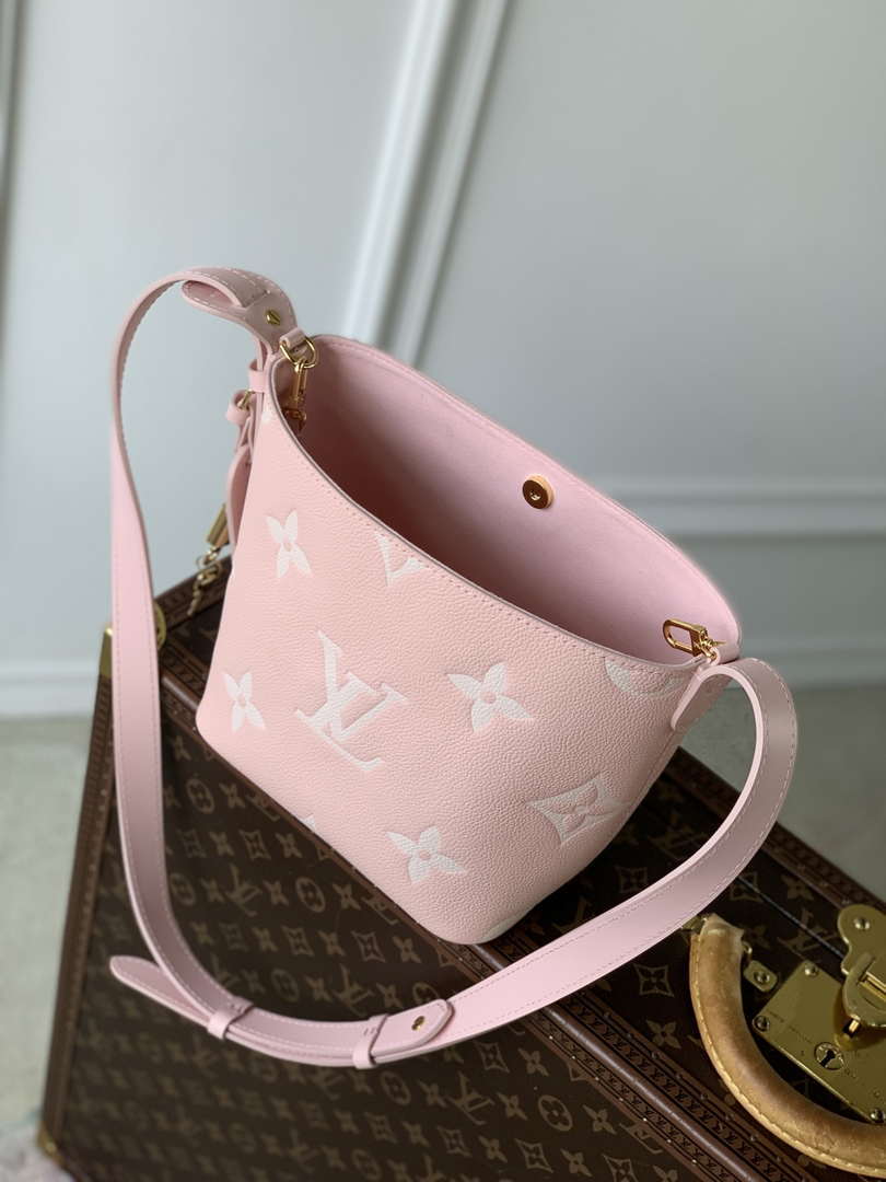 LV M14356 Louis Vuitton  All In BB Bag Bicolor Monogram Empreinte leather