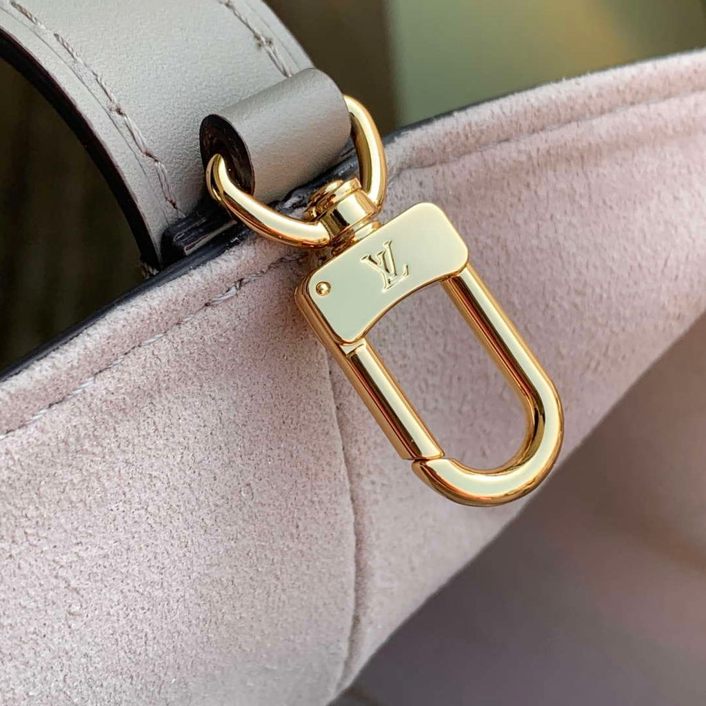 LV M13045 Louis Vuitton  All In BB Bag Bicolor Monogram Empreinte leather Cream
