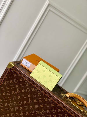 LV M14115 Louis Vuitton Passport Cover Taigarama Lemon Yellow - Default Title - View 2