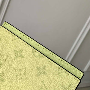 LV M14115 Louis Vuitton Passport Cover Taigarama Lemon Yellow - Default Title - View 5