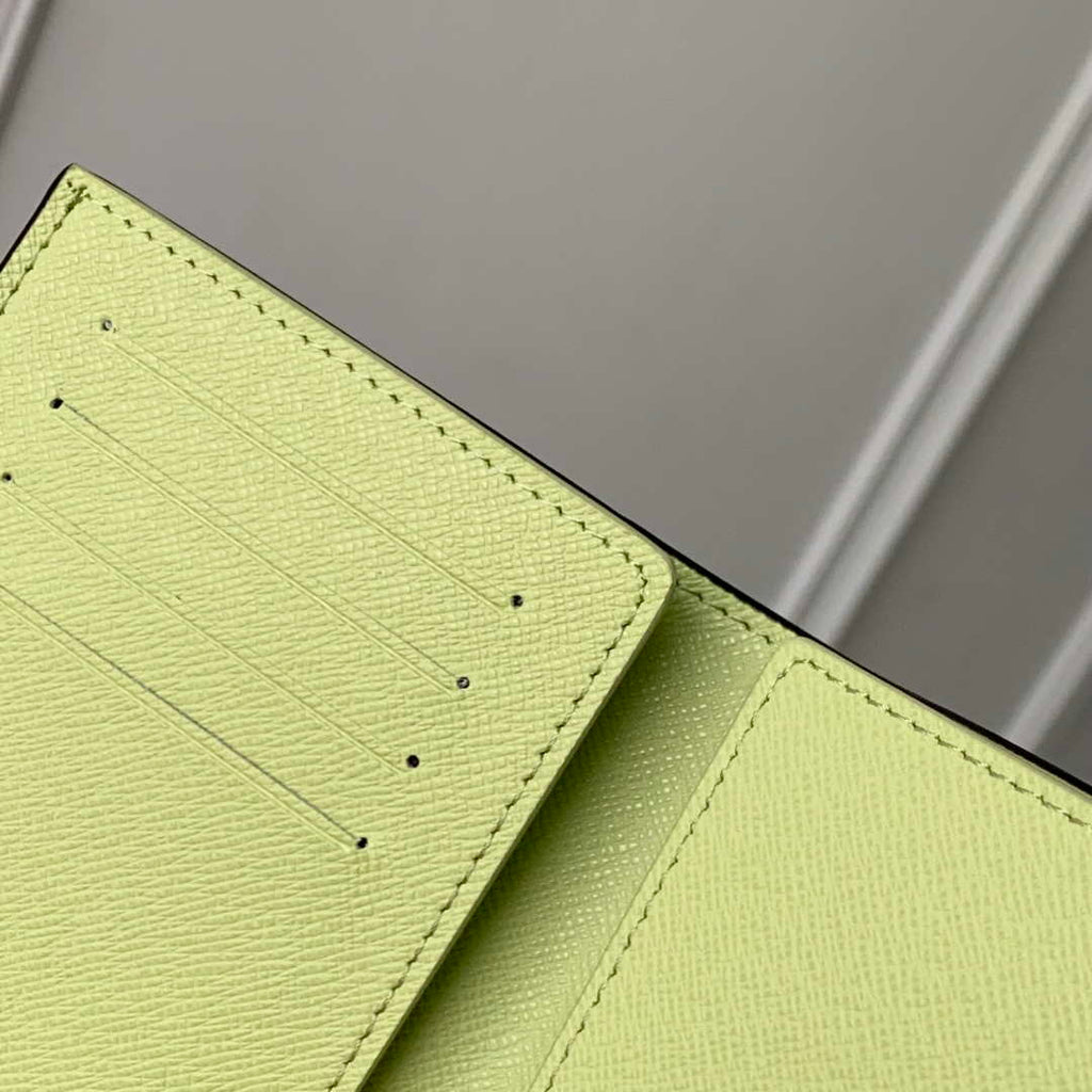 LV M14115 Louis Vuitton Passport Cover Taigarama Lemon Yellow
