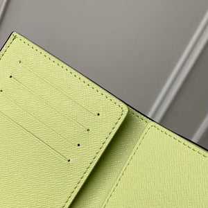 LV M14115 Louis Vuitton Passport Cover Taigarama Lemon Yellow - Default Title - View 6