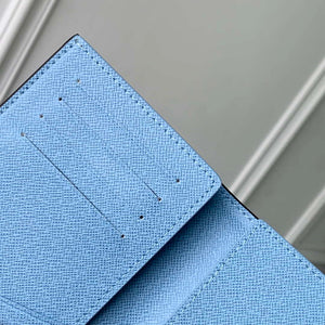 LV M14358 Louis Vuitton Passport Cover Taigarama Blue - Default Title - View 6