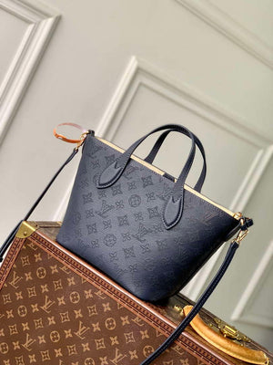 LV M14317 Louis Vuitton Blossom PM Handbag Navy Blue - Default Title - View 3