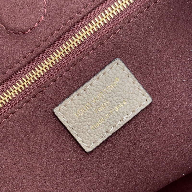 LV M14414 Louis Vuitton Anytime PM Cowhide Leather Bag Tourterelle Gray