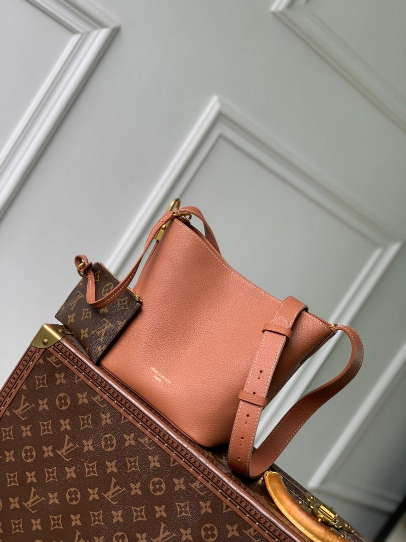 LV M14416 Louis Vuitton Low Key All In BB Bag Cognac Brown