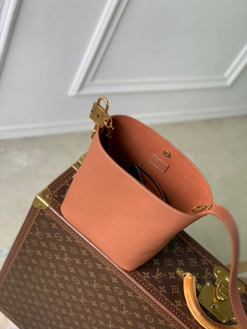 LV M14416 Louis Vuitton Low Key All In BB Bag Cognac Brown