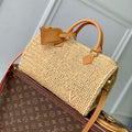 LV M14457 Louis Vuitton Speedy 30 Bandouliere  Bag Natural Beige