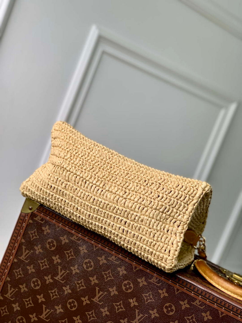 LV M14457 Louis Vuitton Speedy 30 Bandouliere  Bag Natural Beige