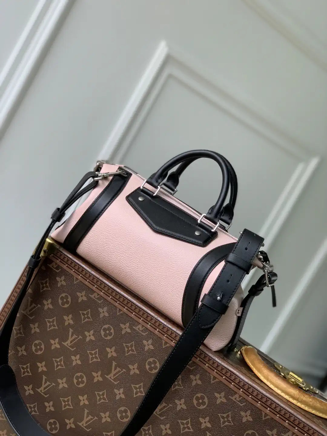 LV M14514 Louis Vuitton LV Biker PM Handbag Pink