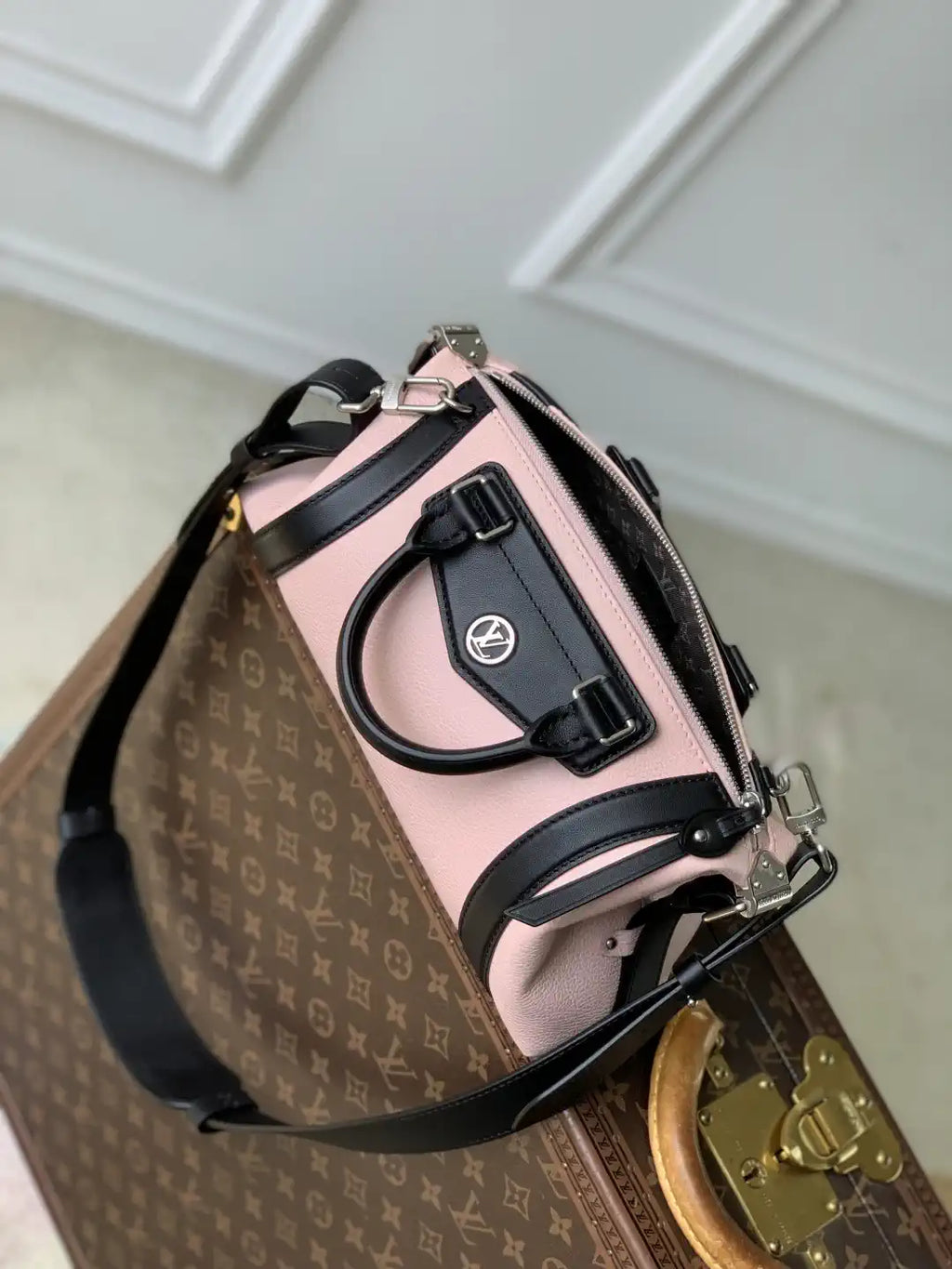 LV M14514 Louis Vuitton LV Biker PM Handbag Pink