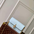 LV M14547 Louis Vuitton Wallet On Chain LV Bloom Bag Azure Blue - Default Title - View 1