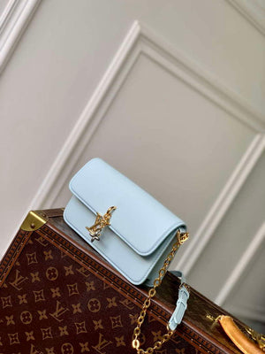 LV M14547 Louis Vuitton Wallet On Chain LV Bloom Bag Azure Blue - Default Title - View 2