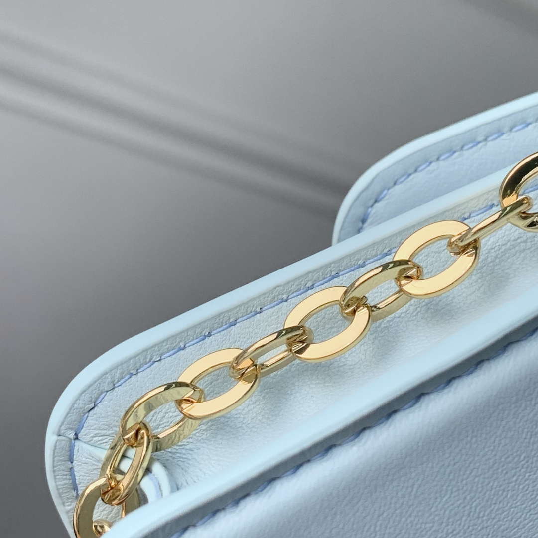 LV M14547 Louis Vuitton Wallet On Chain LV Bloom Bag Azure Blue - Default Title - View 7