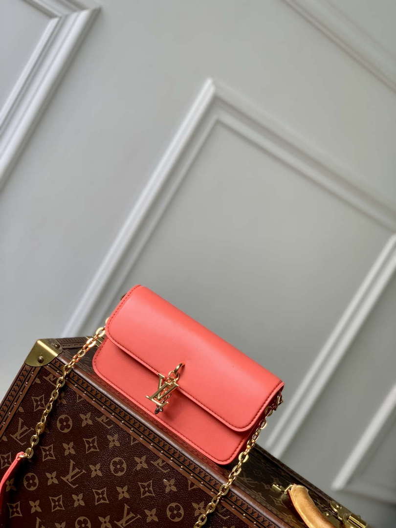 LV M14548 Louis Vuitton Wallet On Chain LV Bloom Bag Sweet Coral - Default Title - View 1